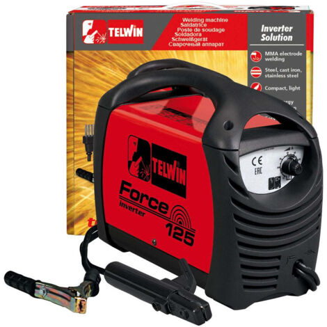 Kit saldatura saldatrice inverter telwin force 125 230v professionale - Salone