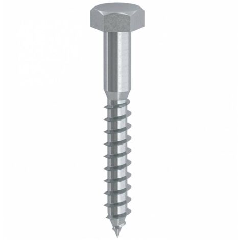 25 x TIRAFONDO TE 12 X300MM ZINCATO
