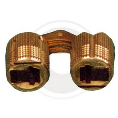 24PZ CERNIERA INVISIBILE IN OTTONE, DIAMETRO 12 MM