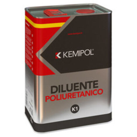 Kemipol 5 lt diluente poliuretanico per fondi finiture lavorazione legno