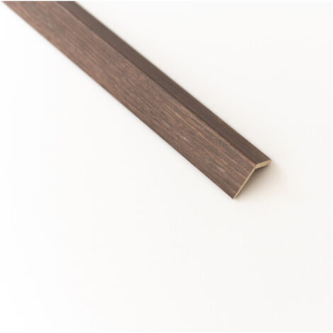 PARASPIGOLO IN MDF NOCE SCURO MM.28X28X3000. Prezzo per 1 pezzo.
