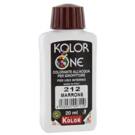 COLORANTE KOLOR ONE ML.20 N.212 MARRONE. Prezzo per 1 pezzo.