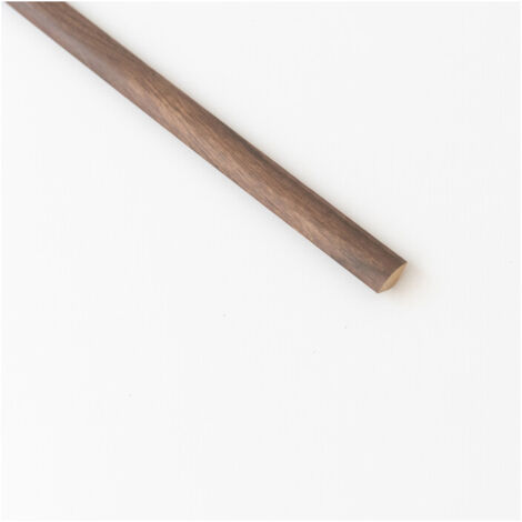 QUARTO DI TONDO 14X14 MM MDF 240 CM NOCE SCURO 5 PZ