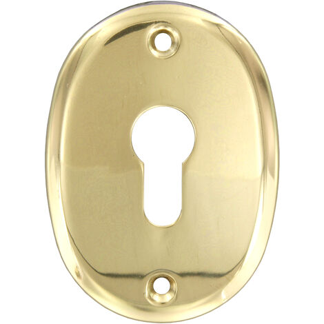 BOCCHETTA CON FORI P.E. ORO LUCIDO ART. F0232. Prezzo per 1 pezzo. (1/4)