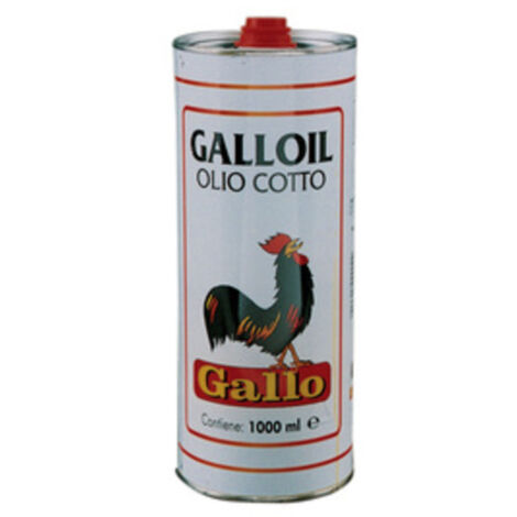 Olio di lino cotto Gallo 1 lt standolizzato a tripla cottura