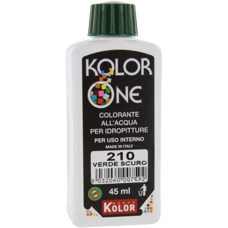 COLORANTE KOLOR ONE ML.45 N.210 VERDE SCURO. Prezzo per 1 pezzo. (1/2)