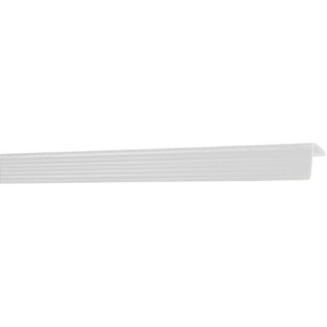 paraspigolo angolare in plastica bianco cm 170h mm 25x25 paraspigoli cornice (1/2)
