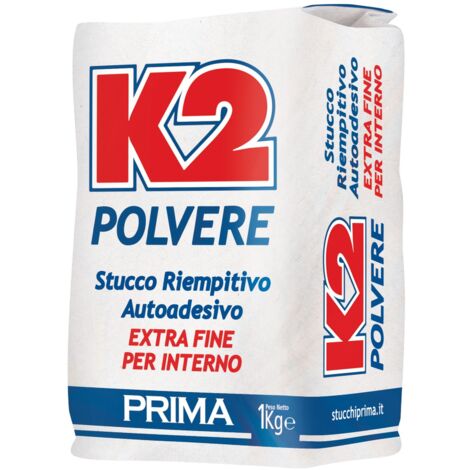 K2 stucco riempitivo in polvere da 1 kg autoadesivo per uso interno edilizia