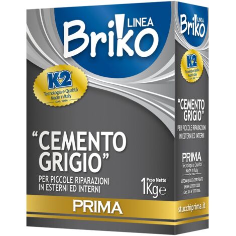 LINEA BRIKO CEMENTO GRIGIO DA KG. 1. Prezzo per 1 pezzo.