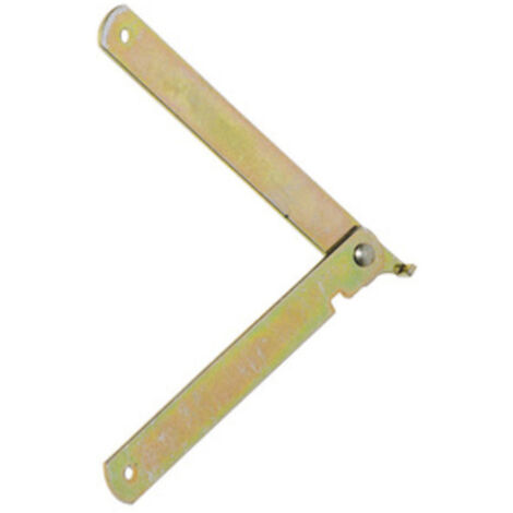 ASTE SNODATE FERRO ZINCATO MM. 250 DESTRE. Prezzo per 1 pezzo.