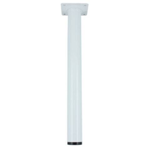 PIEDINO ACCIAIO DIAM. 30 CM.30 COLORE BIANCO. Prezzo per 1 pezzo.