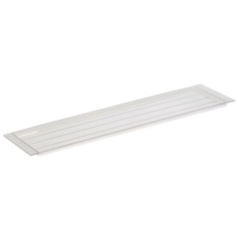 Vaschetta per colapiatti lunghezza totale 76 cm in plastica crystal scolapiatti cucina