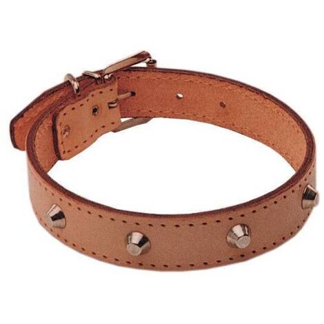 Collare Hermitage In Vera Pelle Marrone E Ocra - Foto 8