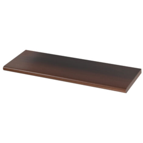 2 pz mensola noce rettangolare ripiano in legno mensole 120x25x2,5 cm