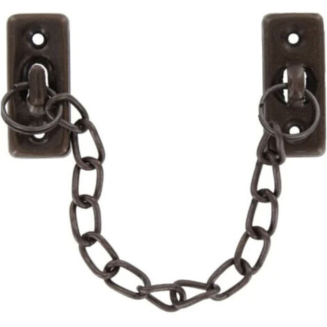 RITIENI A CATENA FERRO BRONZATO CM. 15. Prezzo per 1 pezzo.