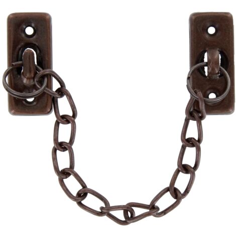 ritieni a catena in acciaio bronzato cm 15 catenella fermapersiane ferma porte
