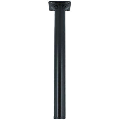 PIEDINO ACCIAIO DIAM. 30 CM.20 COLORE NERO. Prezzo per 1 pezzo.