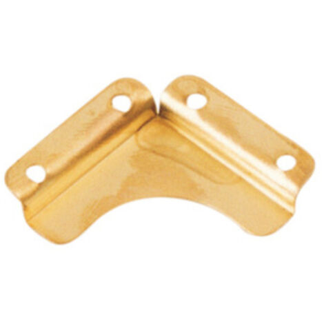 Fermaspecchi Lisci Acciaio Ottonato 30X30 Mm - 100 Pz (1/2)