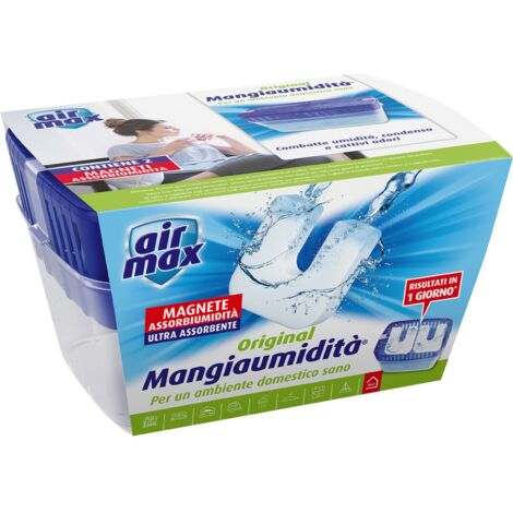 Airmax kit assorbiumidita' deumidificatore per sali vaschetta da 900 gr
