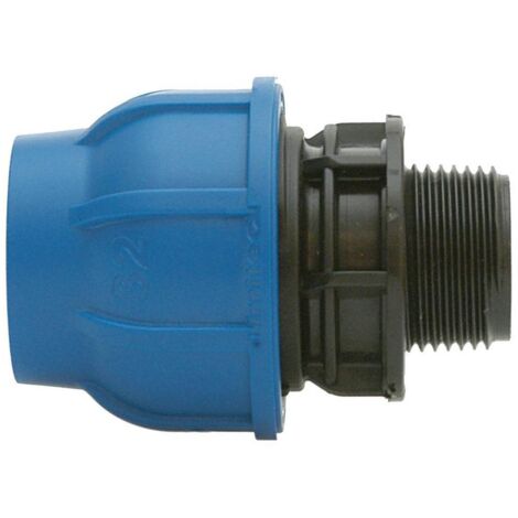 R ACCIAIO NYLON-RACCORDO MASCHIO MM.16X1/2M. Prezzo per 1 pezzo.