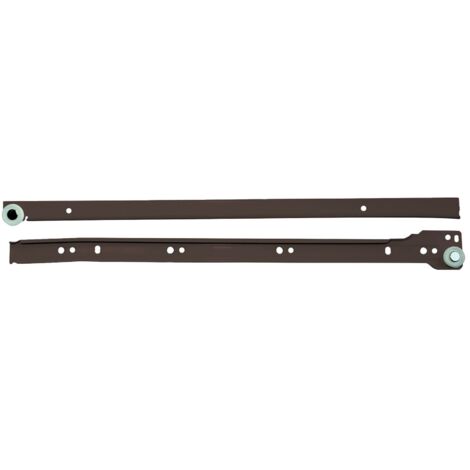 Blister guida per cassetti 40 cm. marrone 2 pezzi