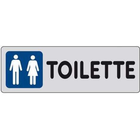 ETICHETTA ADESIVA 150X50 TOILETTE (MF). Prezzo per 1 pezzo.