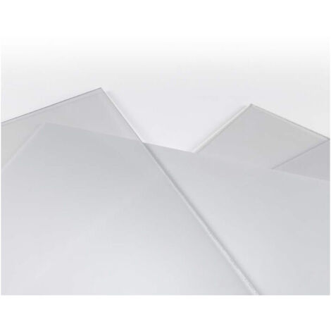 10 x VETRO SINTETICO TRASPARENTE H 50 CM 125CMX2MM (1/3)