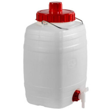 Fustino con rubinetto tanica bidone plastica alimenti lt 10 contenitore sfiato