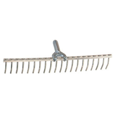 RASTRELLO ALLUMINIO 20 DENTI TONDI. Prezzo per 1 pezzo.
