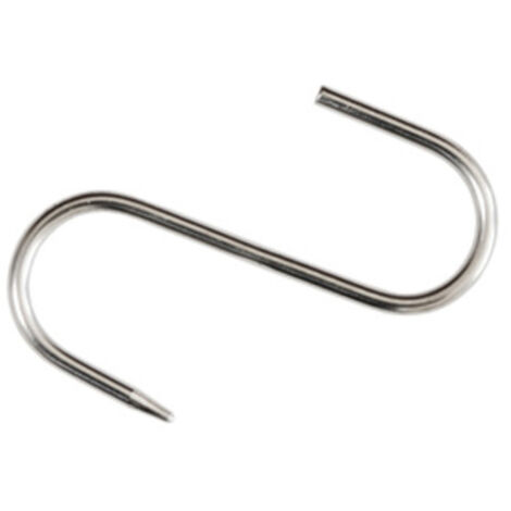 Gancio Inox Per Macellai Mm.100X4  Macelleria, Allevamenti  Fai Da Te Conf.10 Pz