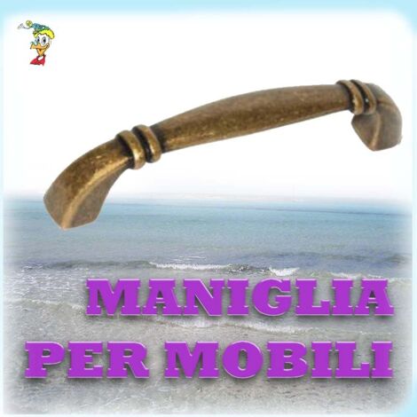MANIGLIA ANTICH. ART. 15063Z MM.64 FLORENCE. Prezzo per 1 pezzo.
