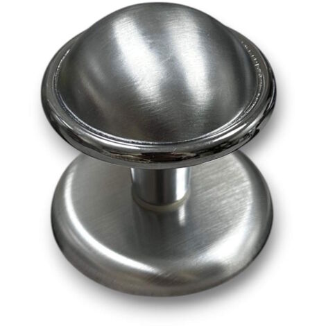 POMOLO PER PORTE MM.70 CROMO SATINATO . Prezzo per 1 pezzo. (1/4)