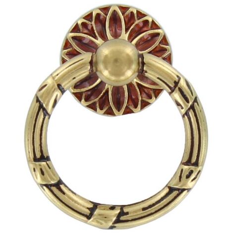 Maniglia Per Mobili Antichi A Pendolo Armadi In Stile Metal Style 9236 Mm 35x43