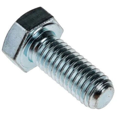 10 pz bullone zincato testa esagonale tutto filettato 6x16 m6 16mm vite acciaio