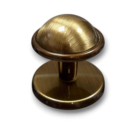 Pomo per Porta Blindata d'entrata Pomolo per Portoncino Portone Bronzo Graffiato (1/5)
