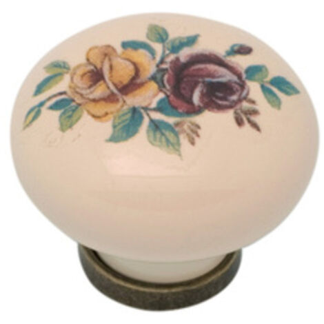 POMOLO PORCELLANA TONDO CON BASE F/ 1 MM.31. Prezzo per 1 pezzo.