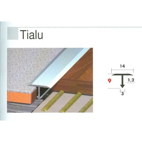 GIUNTO ALLUM.T MM.14 X PAVIM CM.250/270 ARG.. Prezzo per 1 pezzo.