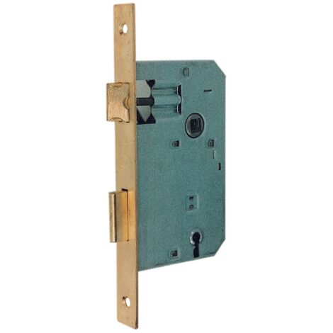 PATENT SERRATURA Q.8/70 BRONZATO DA 40 S/GACCIA. Prezzo per 1 pezzo. (1/2)