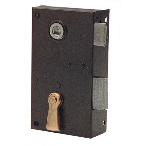 SERRATURA VERT. BRONZATA ART. 185 SX MM.70 E.45. Prezzo per 1 pezzo. (1/2)