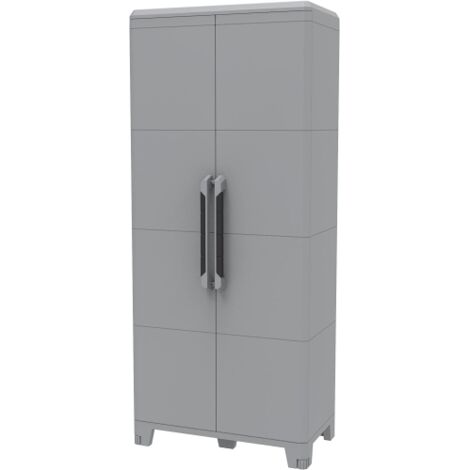 Terry armadio transforming con 2 ante ripiani modulari adattabili cm 78x43x184h per esterni
