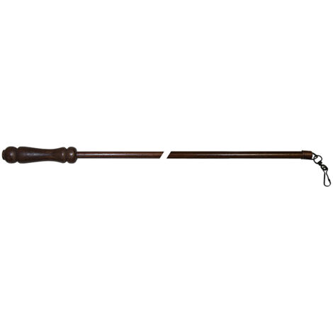 Frusta Asta Per Bastoni Tenda  In Legno Cm. 125 Ciliegio 1 Pz (1/2)