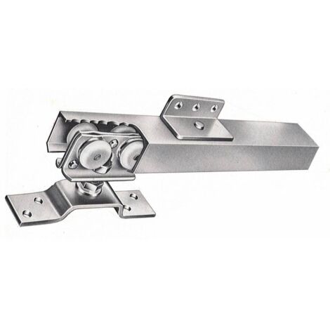 Guide con binario in alluminio per porte scorrevoli da 71 a 90 cm