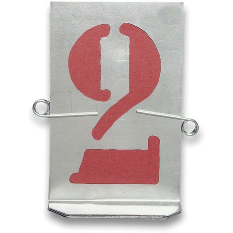 Stampini Traforati - 10 numeri - Altezza: mm 40 (1/3)
