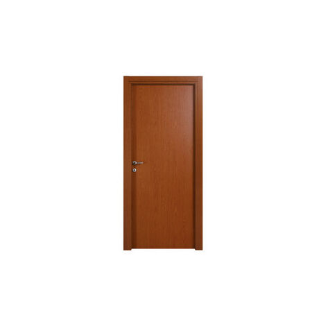 Porta a battente ciliegio cm 210x90 reversibile cieca liscia microtec - Salone
