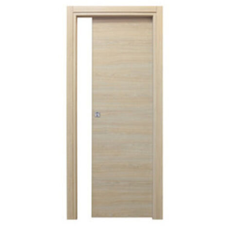 Porta scorrevole modello microtec colore rovere sbiancato 210x80 cm