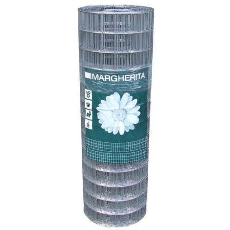 RETE ELETTROSALDATA MARGHERITA ZINCATA 50X75 H120 ML. 25 (1/3)
