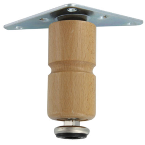 PIEDINO LEGNO COMPL.X MOB.CM.10 LEGNO CHIARO. Prezzo per 1 pezzo.