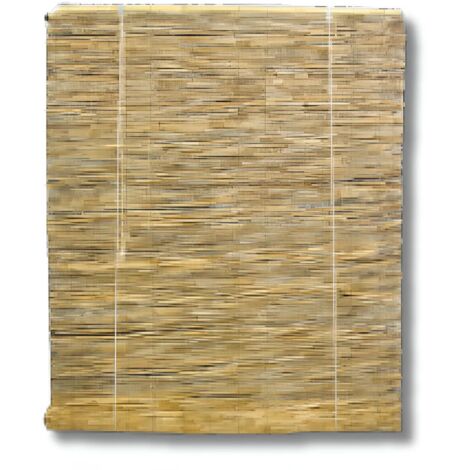 Arella tapparella ombreggiante frangivista con corda tiro cm 150x300 in bamboo da balcone finestra