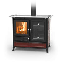 Cucina a Legna Thermorossi Margherita Evo 12.1 kW - Bordeaux