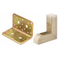 PIASTRA ANG. ACCIAIO TROPIC. ART. 777 MM.100X100X100. Prezzo per 1 pezzo.